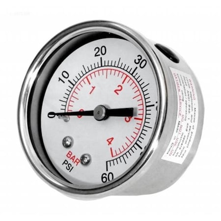Gecko Alliance Gecko Alliance 830-4000SS-B Optional Pressure Gauge WW8304000SSB